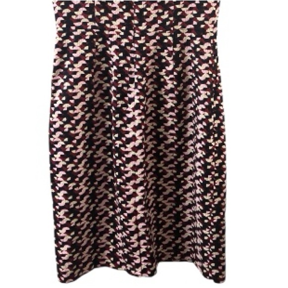 J Crew Dress, Midi Dress, Geo, Sz 10T, 10 Tall, Cotton, Portfolio Dress, NWT - Picture 12 of 13